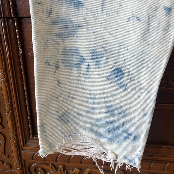 NWT Gap acid wash boyfriend button fly high waisted distressed jeans - Picture 7 of 11